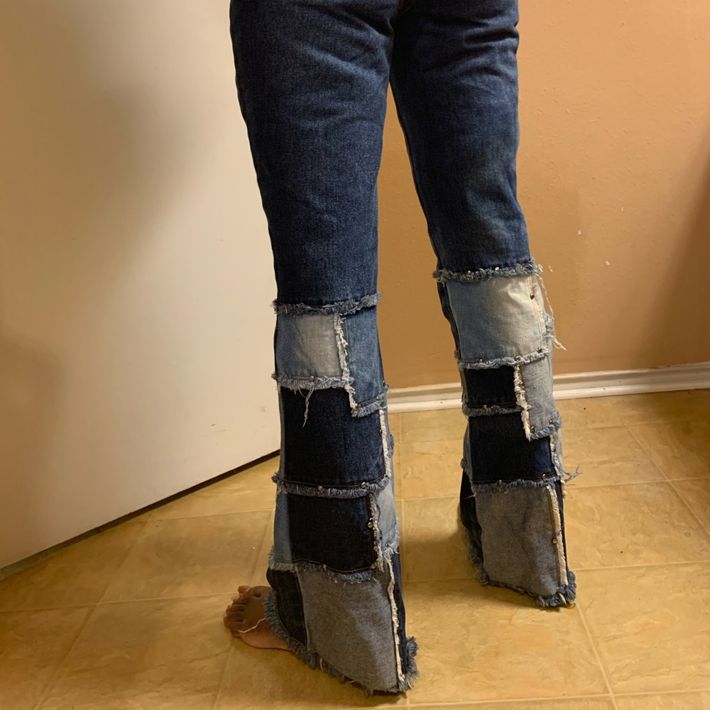 Zanadi Patchwork Jeans - image 2
